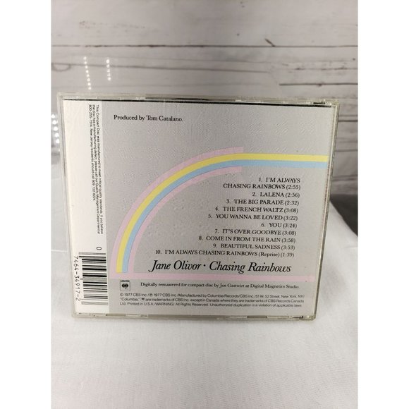 Chasing Rainbows‎ - Audio CD By Jane Olivor - VERY GOOD - Picture 4 of 6